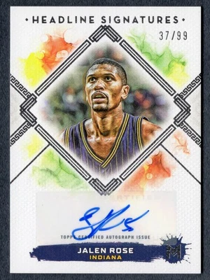 2024 Topps Motif Jalen Rose Headline Signatures Auto 37/99 #YB Foto 1 de 2
