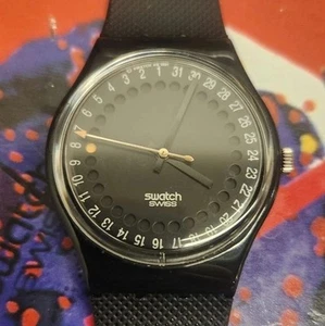 Swatch watch SPOT FLASH GB414 1991 Standard Gents New old stock - Picture 1 of 7