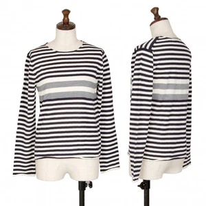 COMME des GARCONS Striped Switching Wool Knit Sweater Size S(K-108154) - Picture 1 of 12