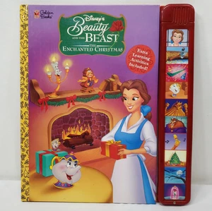 Beauty And The Beast Enchanted Christmas Favorite Sound Story Disney Golden Book - Bild 1 von 19