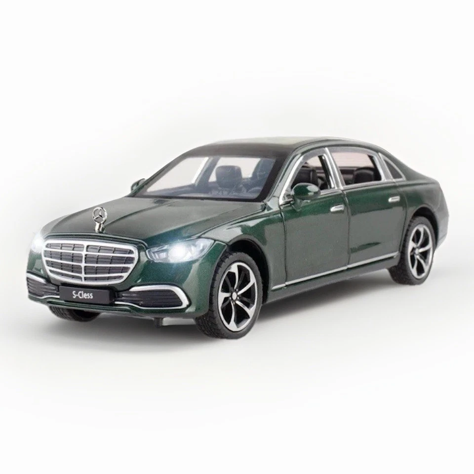 1:24 Mercedes-Benz S-Class S400 Diecast Model Car Toy Collectible Sound&Light - Image 1 of 4