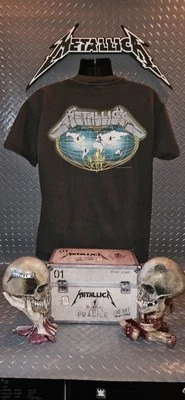 Metallica Shirt XL,  Original 1994 On Tour Merchandise "BEEN THERE DONE IT " - Image 1 of 4