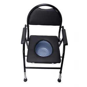 NEW Multifunction Wheeled Toilet Commode Shower Chair Wheelchair For Elderly UK - Picture 1 of 17