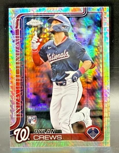 2025 Topps Chrome - Dylan Crews #146 refractor de prisma (RC) - Imagen 1 de 2