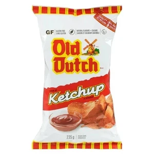 6 Bags Old Dutch Ketchup Potato Chips 235g / 8.2 oz - FRESH from Canada - Picture 1 of 3