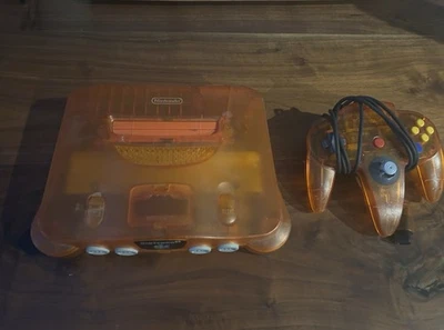Orange Funtastic (Nintendo 64, N64) - Sistema paquete de consola + conexiones Foto 1 de 2