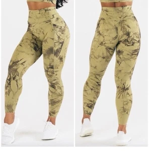 Alphalete Cactus Green Alphalux 27” Force Legging High Rise Pocket sz M - Picture 1 of 13