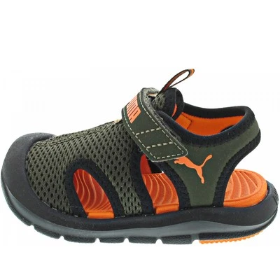 Puma Fun Racer Sandal Mesh V I Baby - Jungen Sandale in Grün