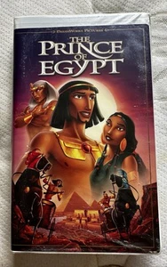 Vintage 1998 VHS Dreamworks Val Kilmer The Prince Of Egypt Clamshell Case - Picture 1 of 3