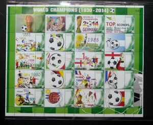 Thailand Stamp Personalized 2014 World Champions Soccer - Picture 1 of 2