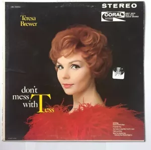 Teresa Brewer - Don't Mess With Tess -Stereo LP Coral 1962 - Picture 1 of 8