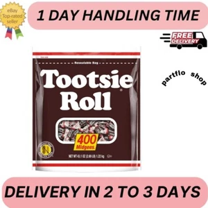 Tootsie Roll Midgees Chocolate Candy, 43.1 oz (400 Pieces) NEW - Picture 1 of 1