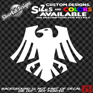 Calcomanía de vinilo personalizada Raven Guard pegatina coche camión ventana Warhammer 40K d&d - Imagen 1 de 1