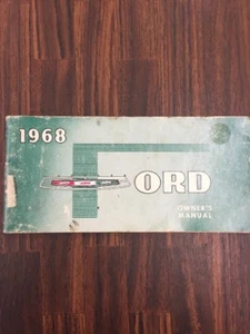 1968 Ford Owners Manual Fairlane All Models - Bild 1 von 10