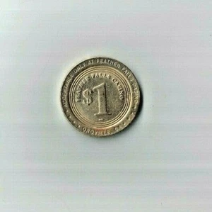 Feather Falls Casino Token Oroville California Chip Dollar Metal Coin - Picture 1 of 8