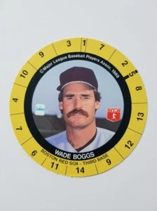 DISCOS DE JUGADOR DE BÉISBOL WADE BOGGS 1989 CADACO #SIN BOSTON RED SOX - Imagen 1 de 2