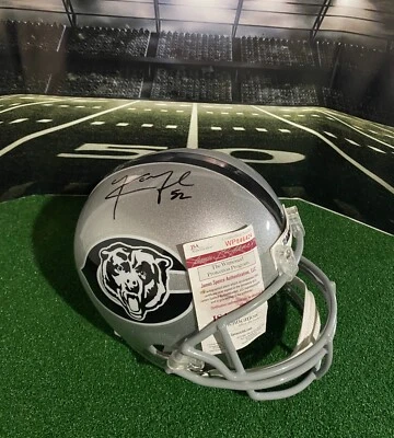 Khalil Mack NFL FULL SIZE SIGNED HELMET Raiders Bears Standard Replica - Image 1 of 2