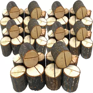 Wedding Place Wooden Card Holders Table Number Stands for Home Party Decorations - Picture 1 of 12