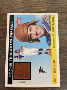 2004 Fleer Tradition #TT-MS Matt Schaub Rookie Throwback Threads Helmets - Picture 1 of 2