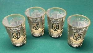 Vegas Golden Knights NHL 16oz Drinking Cups (Set of 4) From the Very First Game! - Picture 1 of 3