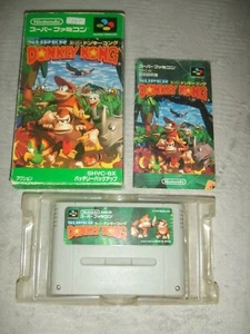 SUPER DONKEY KONG mit Box Nintendo Super Family Computer SFC SNES 151 - Bild 1 von 12