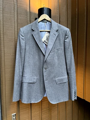 BAND Of OUTSIDERS Mens Gray Grey Wool Jacket Blazer size 2 Made In USA $1895 - Image 1 of 4