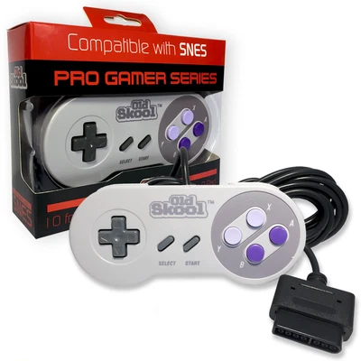 Old Skool PGS Pro Gamer Series SNES Controller for the Super Nintendo - Image 1 of 3