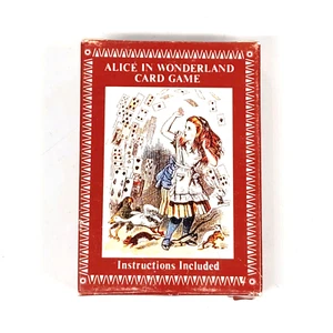 Set gioco di carte remake antico vintage Alice in Wonderland 1890 illustrato - Foto 1 di 12