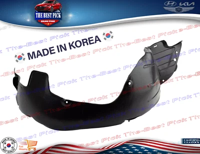 ✅ Forro guardabarros delantero derecho pasajero para 11-15 Hyundai Elantra 868123X000 Foto 1 de 4