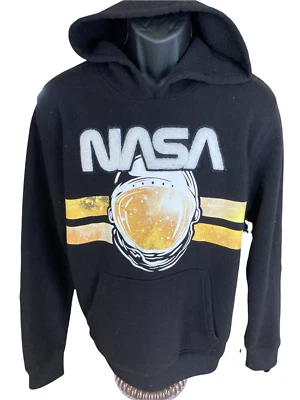 Sudadera con capucha Southpole NASA para mujer suéter mediano negra  Foto 1 de 4