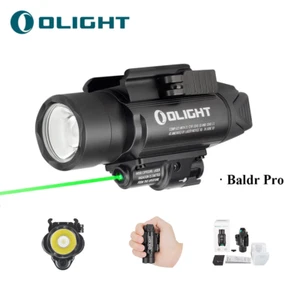 Olight Baldr PRO 1350 Lumens Bright LED Tactical Flashlight Green Laser - Black - Picture 1 of 18