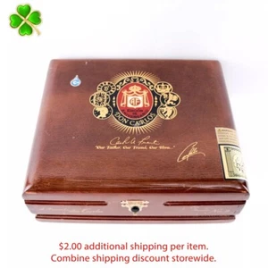 Don Carlos Reserva Nº 2 cajas de cigarros de madera vacías 8,25" x 6,75" x 2,75" - Imagen 1 de 12