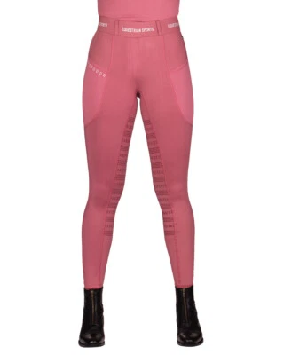 QHP Damen Reithose Reitlegging Jady Halbbesatz Desert rose FS/23 - Bild 1 von 4