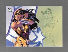 DC Legacy 2007 Rittenhouse GOLD Parallel Base Card 34 Wonder Woman