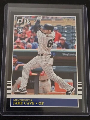 JAKE CAVE RC 2019 DONRUSS BASEBALL ARTIST PROOF PARALLEL CARD #D /10 - Image 1 of 3
