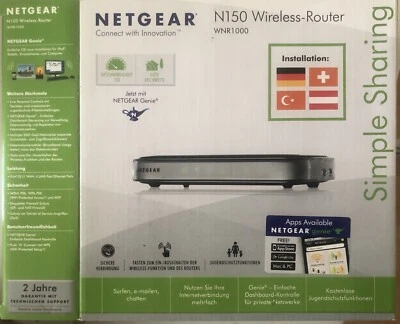 NETGEAR N150 Wireless Router 150 Mbps 4-Port - Bild 1 von 3
