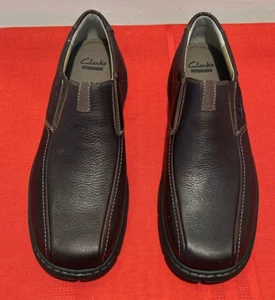 Men's Shoes Clarks Eiffel Brown Oily Grass Marron Size 12M 86205 Brand New - Picture 1 of 11