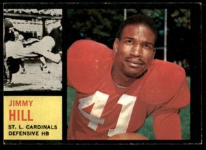 1962 Topps Football Jimmy Hill (A) St. Louis Cardinals #147