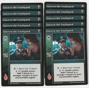 Govern the Unaligned x10 5th Edition VTES Jyhad - Picture 1 of 1
