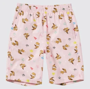 Uniqlo Pokémon Eevee Kid's Easy Shorts Size 11/12 - Picture 1 of 5