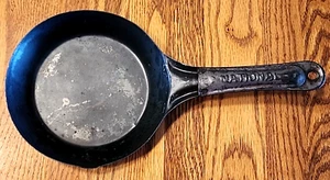 Zaino vintage latta metallo padella manico freddo 6" NAZIONALE padella campeggio escursionismo - Foto 1 di 15