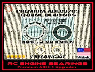 OS Engine 61 BEARINGS OS 95V OS FS 81 FSA OS -110 RC Engine BEARINGS ABEC3c3 EMQ - Image 1 of 2