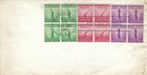 899/901 NATIONAL DEFENSE - Uncacheted monarch size cover - Picture 1 of 2