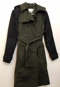 Altuzarra 20 Jahre Jubiläum Jacke Trenchcoat Gürtel grün schwarz Ärmel XS - Bild 1 von 8