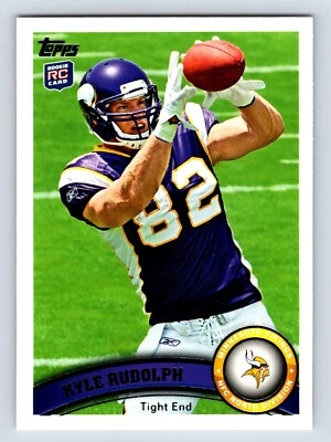 Kyle Rudolph 2011 Topps #6 Minnesota Vikings novato radiocontrol Foto 1 de 2