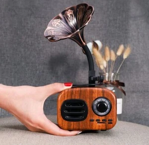 Wireless Gramophone Bluetooth Speaker - Picture 1 of 10