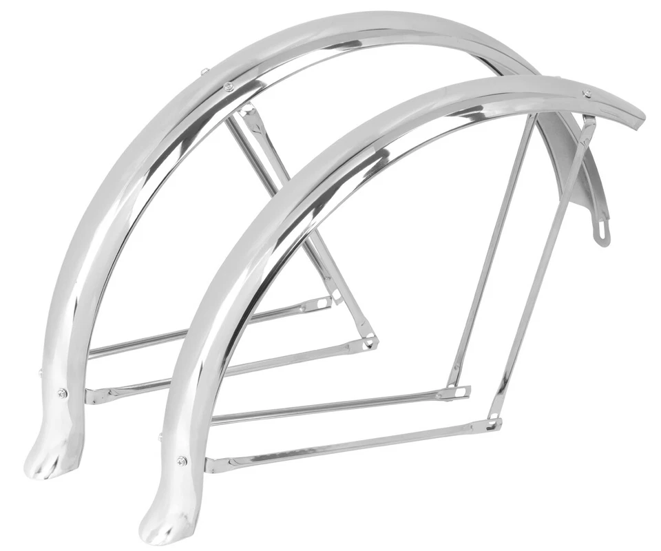 26" OG BEACH CRUISER BICICLETA CRUCERO GUARDABARROS CROMO ACAMPANADO GLOBO 80MM Foto 1 de 1