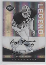 2011 Panini Limited Legends Monikers Silver /30 Ozzie Newsome #101 Auto HOF