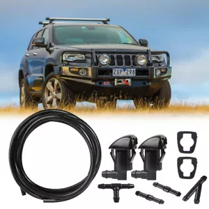 Front Windshield Washer Nozzle Wiper Spray Jet For Jeep Grand Cherokee WK2 11-21 - Picture 1 of 7