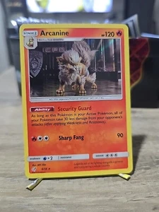 Pokémon TCG Arcanine Detective Pikachu 6/18 Holo Rare NM/LP - Picture 1 of 2